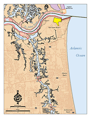 Pablo Creek, St. Johns River Mouth Boating Zones