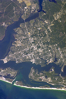 Panama City from the International Space Station