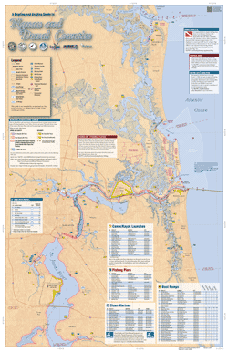 Jacksonville Fishing Map