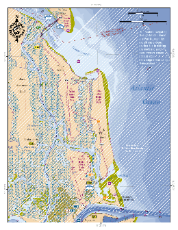 Detailed map of the Talbot Islands from the Nassau River to the St. Johns River