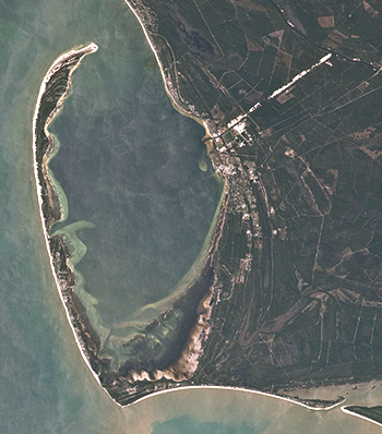 Satellite image of St. Joseph Bay